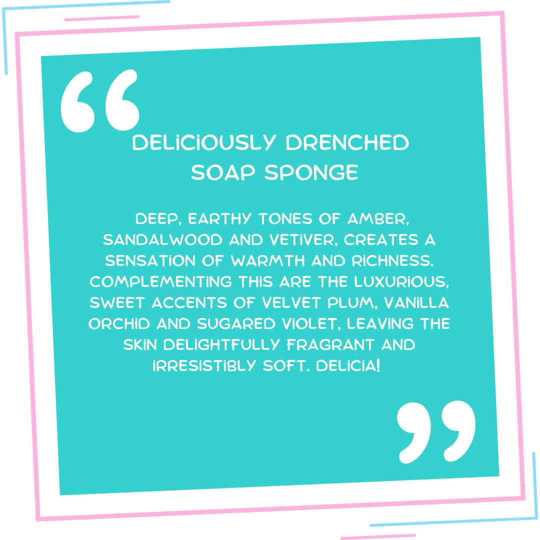 Deliciously Drenched Soap Sponge