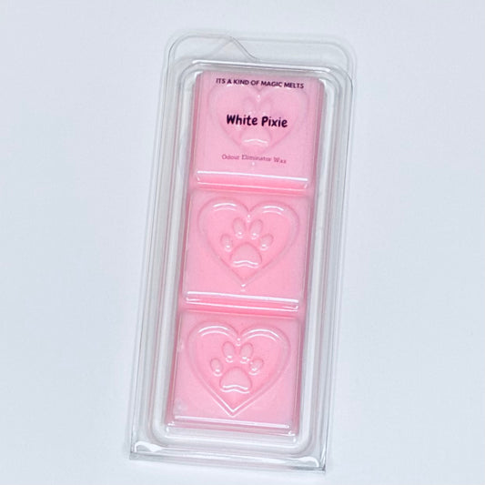 White Pixie Odour Eliminator Wax Melt Snap Bar