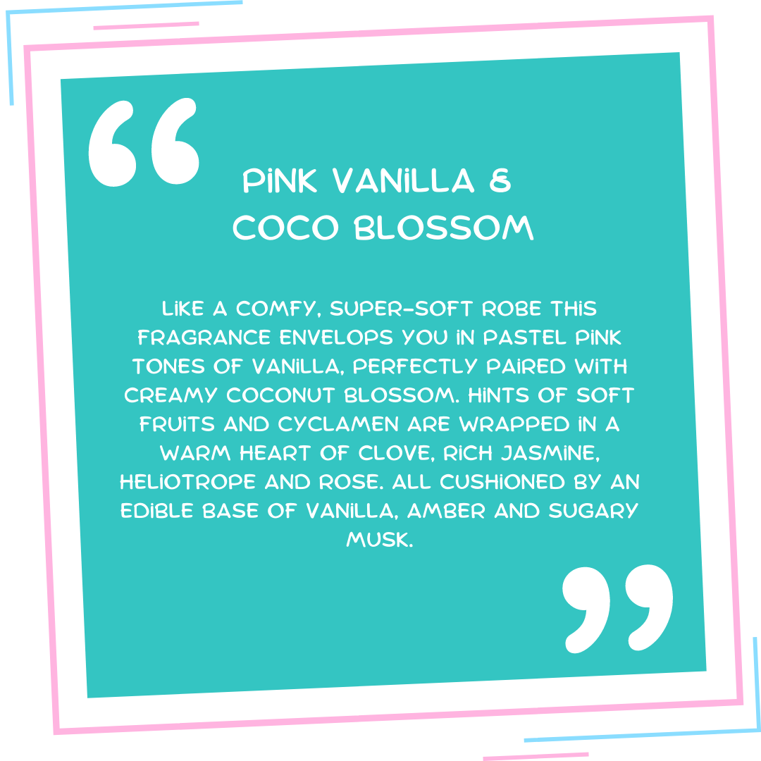 Pink Vanilla & Coco Blossom Wax Melt Snap Bar