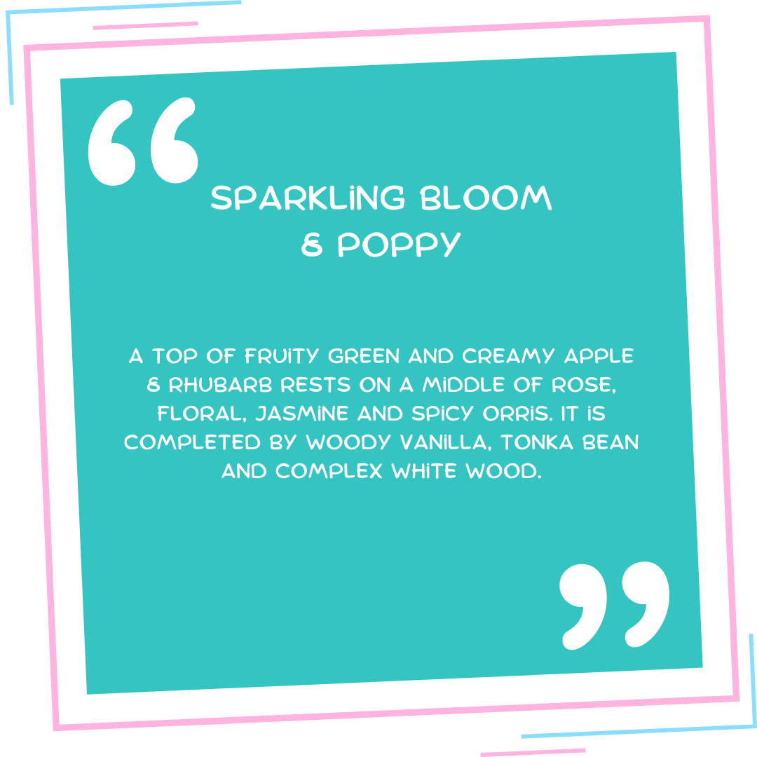 Sparkling Bloom & Poppy Wax Melt Snap Bar